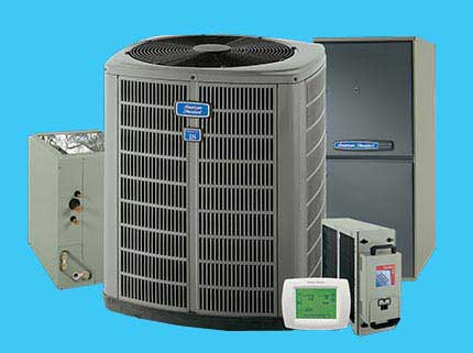 These American Standard heating & cooling products are just some of the HVAC systems we install.